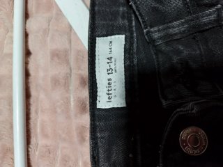 Pantalones vaqueros negros rotos TALLA 13-14