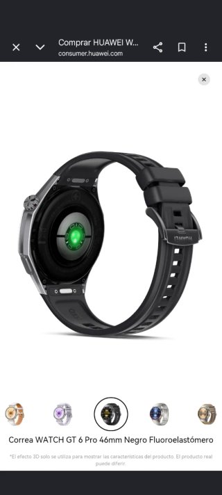 Smartwatch Huawei GT 6 Pro Negro