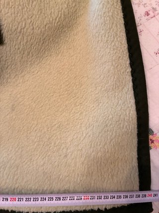 Manta 240x200 cm Beige y Verde