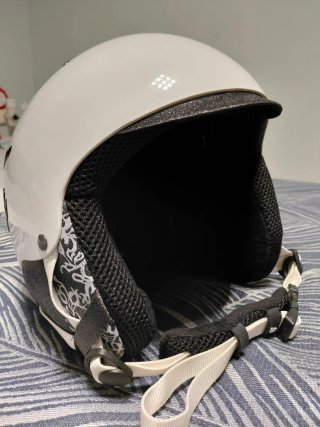 Casco Carrera Esquí/Snowboard Blanco