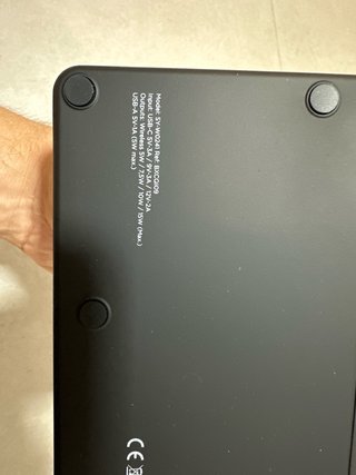 Despertador Ksix Cargador Inalámbrico Negro