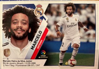 Cromo Marcelo Real Madrid 2018-2019
