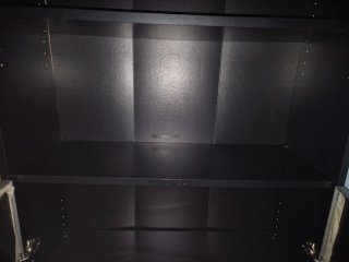 Estantería IKEA BILLY Negra con Puertas