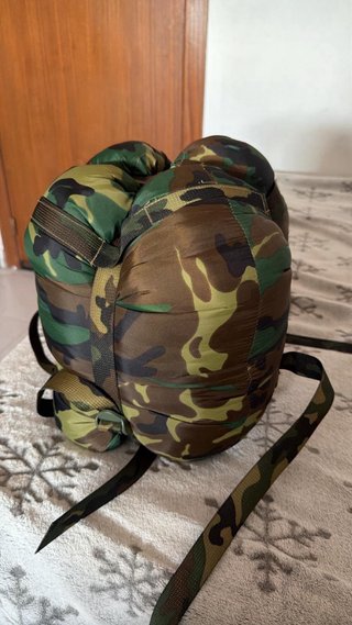 Saco de dormir camuflaje militar
