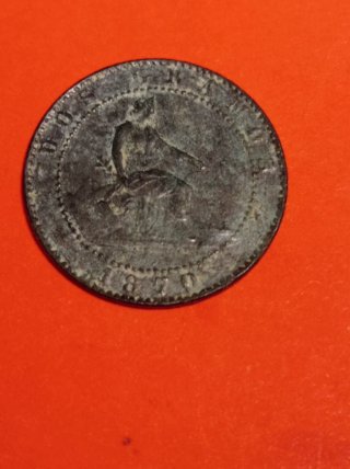 Moneda 2 céntimos Gobierno Provisional