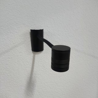 Aplique Pared LED Lectura Negro 5W Moderno