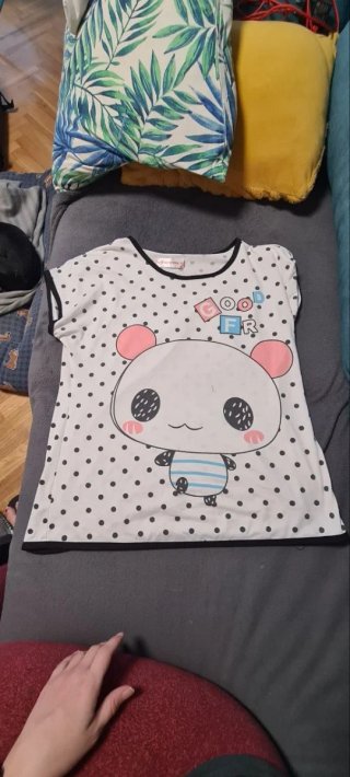 Pack 2 camisetas/top pijama mujer/niña