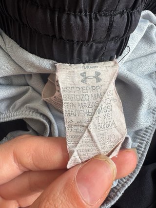 Shorts running Under Armour negros Talla XS