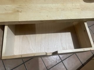 Carrito auxiliar madera Ikea