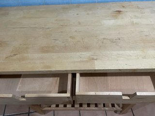 Carrito auxiliar madera Ikea
