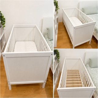 Cuna Ikea SUNDVIK 60x120 + Colchón Kuo Baby