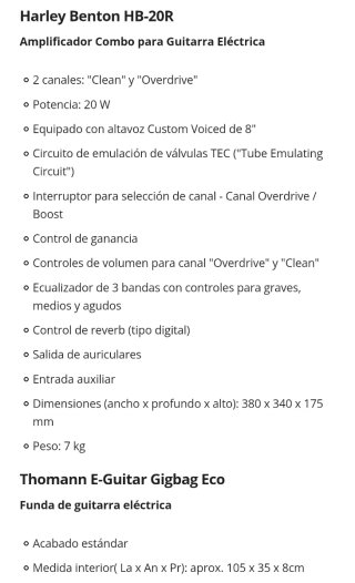 Guitarra Eléctrica ZURDA Negra