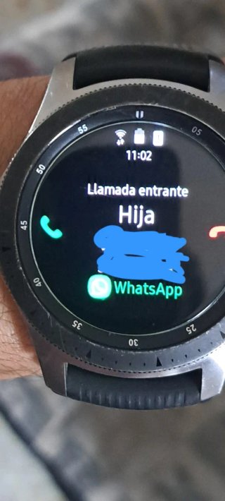 Samsung Galaxy Watch Plata/Negro