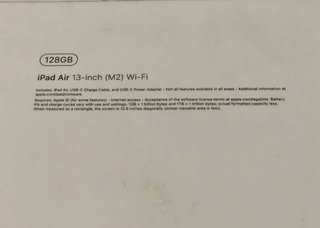 iPad Air 13 M2 2024 Blu/Argento