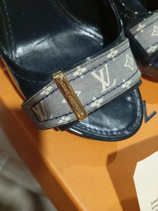 Sandalias Louis Vuitton Azul y Multicolor