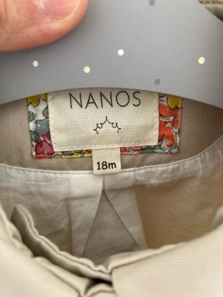 Gabardina Nanos Beige Doble Botonadura
