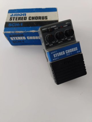 Arion SCH-1 Stereo Chorus grey box Made in Japan de segunda mano