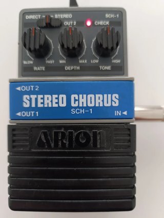 Arion SCH-1 Stereo Chorus grey box Made in Japan de segunda mano