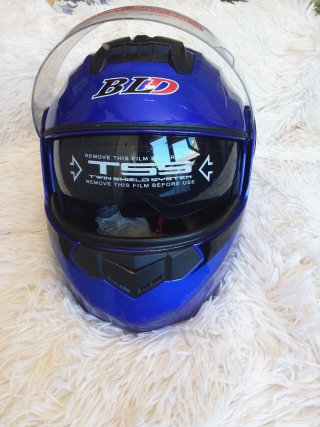 Casco Moto BLD Talla XL Azul Nuevo