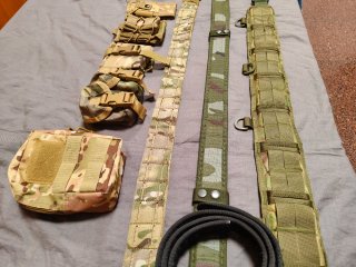 Cinturones tácticos 1ª línea + complementos