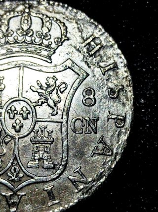 Carlos IV 8 Reales 1802 Sevilla S CN  EBC/EBC+