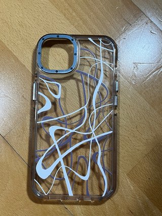Custodia iPhone 13 Trasparente Design Astratto
