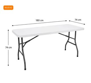 Mesa Plegable Resina Donna Garden 180cm