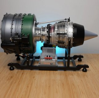 Modelo Motor Turbofan Avión