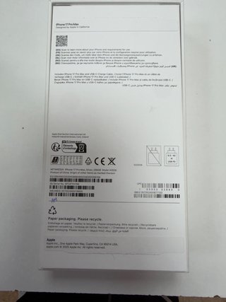 iPhone 17 Pro Max Plata