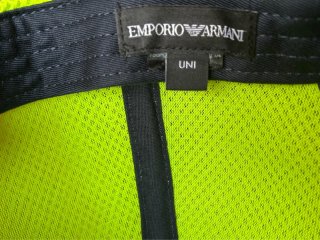 Gorra Emporio Armani Negro/Flúor