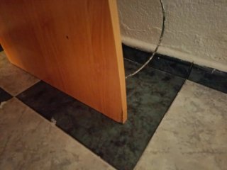 Escritorio madera y metal