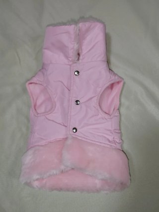 Abrigo rosa Ale-Hop para perro Talla 10
