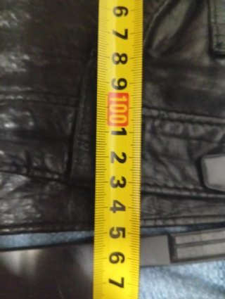 Pantalón de cuero negro talla 44