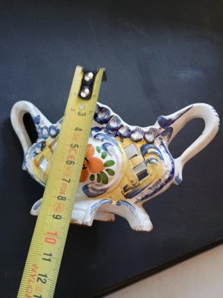 Vaso ceramica decorato Bassano