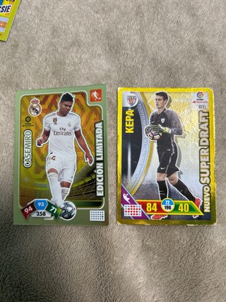 Lote Cartas Adrenalyn XL Real Madrid y Barça