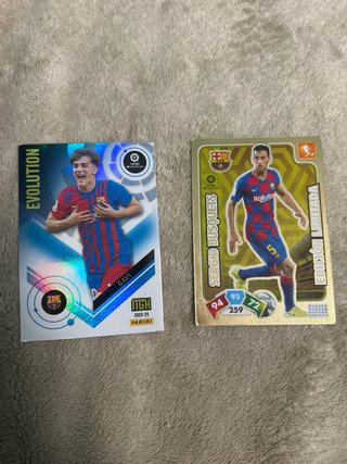 Lote Cartas Adrenalyn XL Real Madrid y Barça