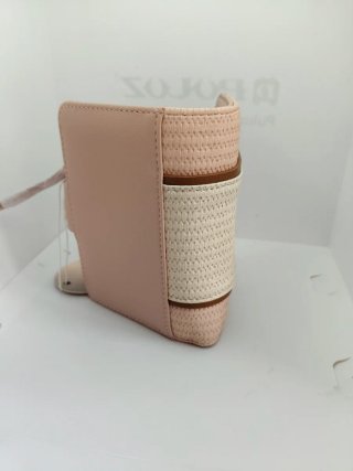 Cartera Beige y Rosa