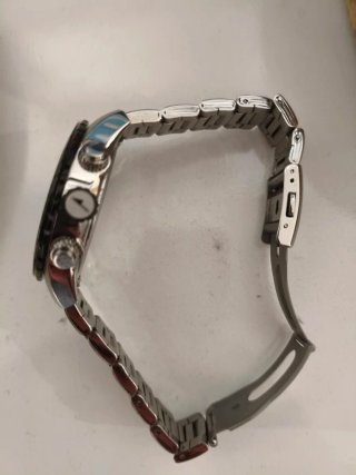 Reloj Lotus Cronógrafo Azul y Plateado