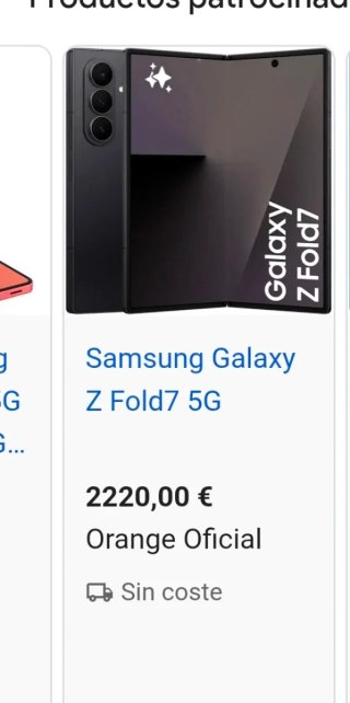Samsung Galaxy Z Fold7 5G Nero