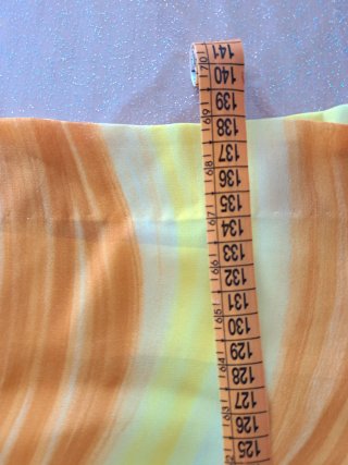 Abito lungo sartoriale fantasia