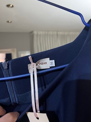 Vestido Tería Yabar Azul Talla M Nuevo con etiquet