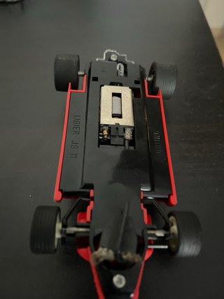 Macchine Scalextric Rosse e Gialle