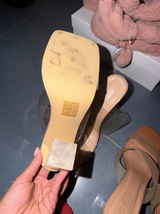 Tacones transparentes mujer talla 39 y 40
