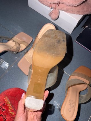 Tacones transparentes mujer talla 39 y 40