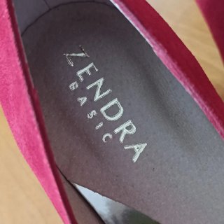 Zapatos de tacón Zendra rojos