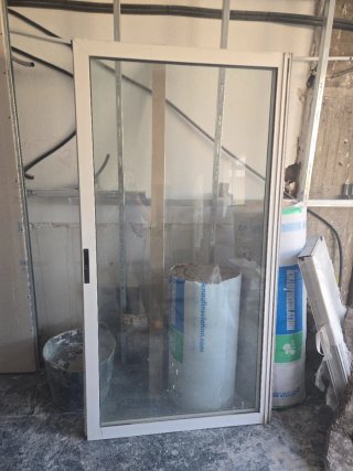 Ventana corredera aluminio blanco