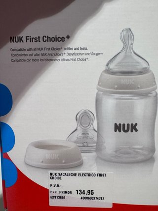 Sacaleches Eléctrico NUK First Choice+