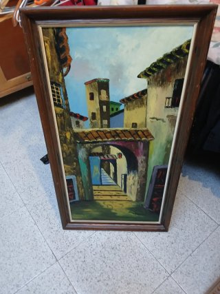 Lote de cuadros lienzo