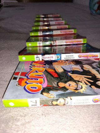 Mangas de Naruto del 41 al 47 y el 71