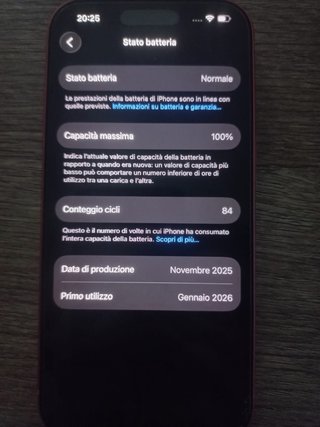 iPhone 17 Pro 256GB Arancione - Batteria 100%